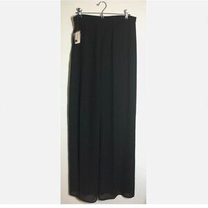 Dress Barn Slacks Lined and w/ Slit Size 12 Color Black